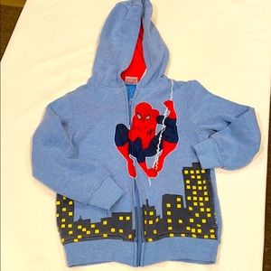 Spider-Man Jacket Blue Size 7